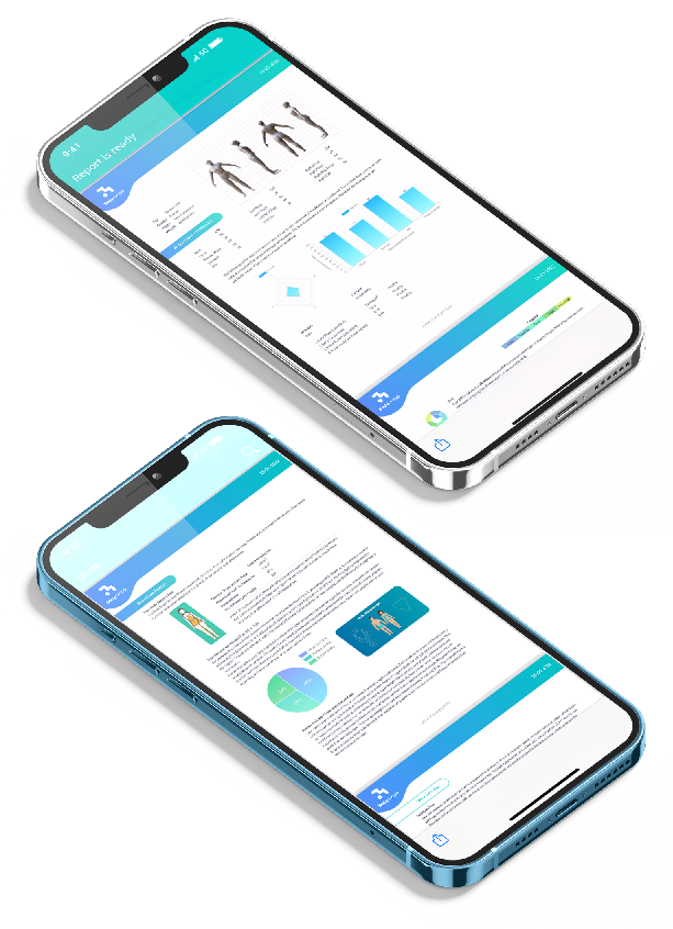 health report on Bodymapp app